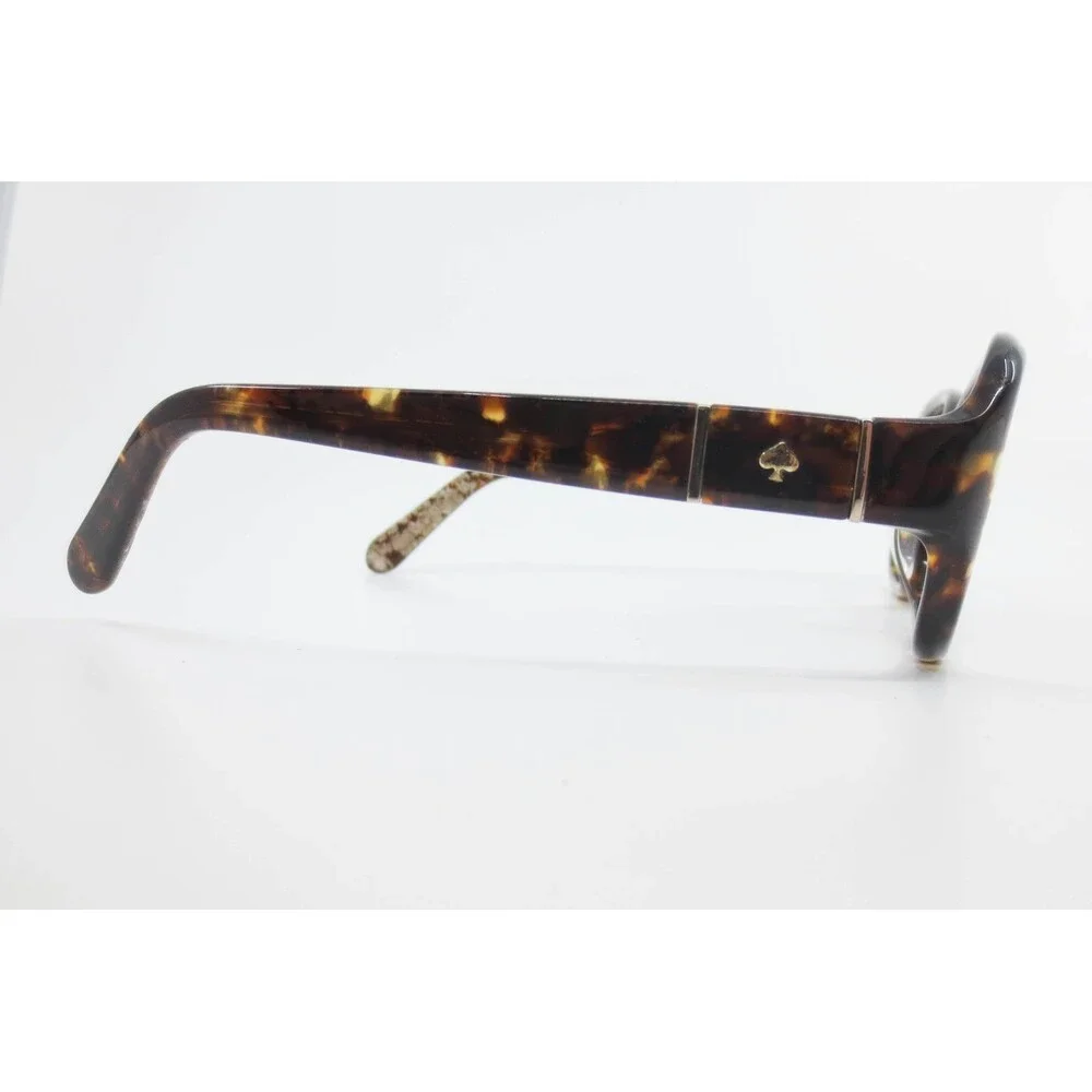 Kate Spade Cheyenne/P/S Dark Havana Tortoise Gold Foil Oval Sunglasses CX4VW